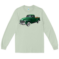 Matcha western green truck right 34 view Long Sleeve Tee - FaDigitalArtStudio