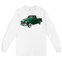 White western green truck right 34 view Long Sleeve Tee - FaDigitalArtStudio