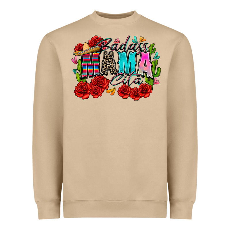 Badass Mama Cita Heavyweight Sweatshirt by Zillion Design Studio | Teevron