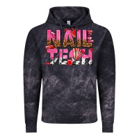 Cloud Black nail tech Vintage Hoodie - texasbilliewilder