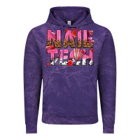 Cloud Purple nail tech Vintage Hoodie - texasbilliewilder