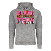 Cloud Rock nail tech Vintage Hoodie - texasbilliewilder