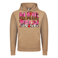Vintage Coffee nail tech Vintage Hoodie - texasbilliewilder