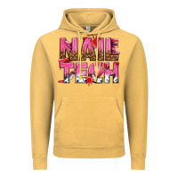 Vintage Mustard nail tech Vintage Hoodie - texasbilliewilder