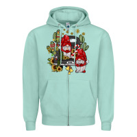 Seafoam farm truck,noel gnome Zipper Hoodie - JahusDesignShop