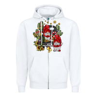 White farm truck,noel gnome Zipper Hoodie - JahusDesignShop
