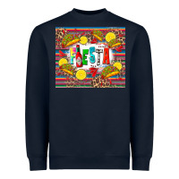 Navy taco fiesta Heavyweight Sweatshirt - Zillion Design Studio