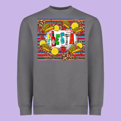 Taco Fiesta Heavyweight Sweatshirt Designed By Zillion Design Studio