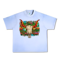 Grape Ice western christmas bull skull Urban Heavy Tee - RanaPortraitStore
