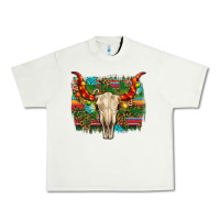 Pistachio western christmas bull skull Urban Heavy Tee - RanaPortraitStore