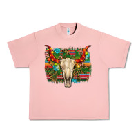 Salmon western christmas bull skull Urban Heavy Tee - RanaPortraitStore