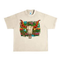 Sandshell western christmas bull skull Urban Heavy Tee - RanaPortraitStore
