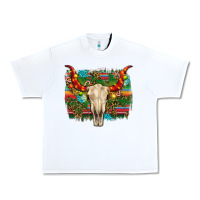 White western christmas bull skull Urban Heavy Tee - RanaPortraitStore