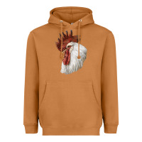 Meerkat Leghorn Rooster Head Heavyweight Hoodie - LillyAllenDesigns