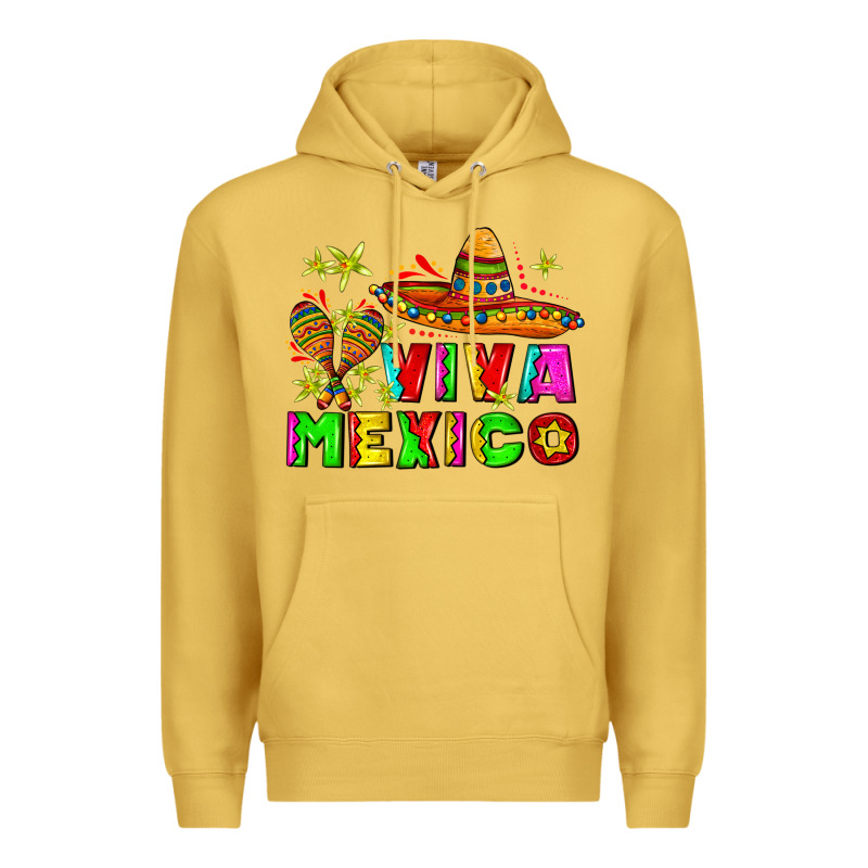 Viva Mexico Premium Hoodie by AdoDesignShop | Teevron