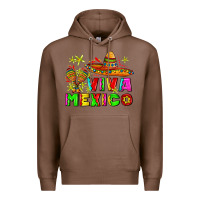 Chestnut viva mexico Premium Hoodie - AdoDesignShop