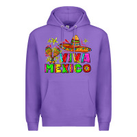 Purple viva mexico Premium Hoodie - AdoDesignShop