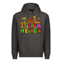 Smoke viva mexico Premium Hoodie - AdoDesignShop
