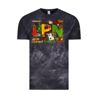 Cloud Black licensed practical nurse Vintage Tee - Zillion Design Studio