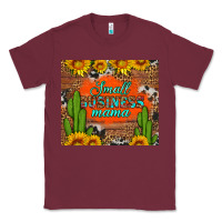 Burgundy small business mama Classic Tee - HRA Design Shop