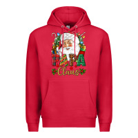 Cardinal Papa Claus Christmas Premium Hoodie - NancyCooperArtShop