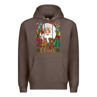 Coffee Papa Claus Christmas Premium Hoodie - NancyCooperArtShop