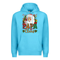 Ocean Blue Papa Claus Christmas Premium Hoodie - NancyCooperArtShop