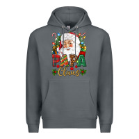 Rock Papa Claus Christmas Premium Hoodie - NancyCooperArtShop