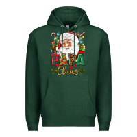Sports Green Papa Claus Christmas Premium Hoodie - NancyCooperArtShop