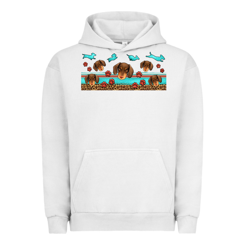 Dachshund Wiener Dog Urban Hoodie by Jasminsmagicworld | Teevron