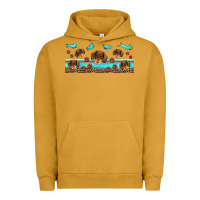 Pigment Peanut Butter dachshund wiener dog Urban Hoodie - Jasminsmagicworld
