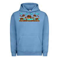 Pigment Pebble Blue dachshund wiener dog Urban Hoodie - Jasminsmagicworld