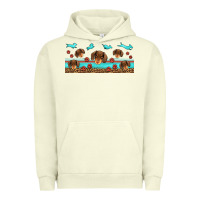Pigment Pistachio dachshund wiener dog Urban Hoodie - Jasminsmagicworld