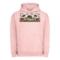 Pigment Salmon dachshund wiener dog Urban Hoodie - Jasminsmagicworld