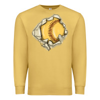 Antique Gold softball Premium Sweatshirt - MaliasSmallBusiness