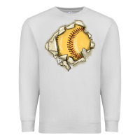 Dove Grey softball Premium Sweatshirt - MaliasSmallBusiness