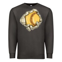 Smoke softball Premium Sweatshirt - MaliasSmallBusiness