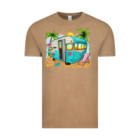 Vintage Coffee summer caravan Vintage Tee - texasbilliewilder
