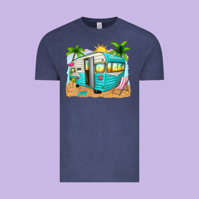 Summer Caravan Vintage Tee Designed By Texasbilliewilder