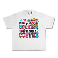 Lunar Rock start your morning with a cup of coffee Urban Heavy Tee - Zillion Design Studio
