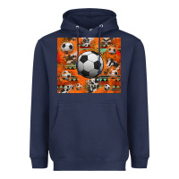 Navy soccer aztec glitter tumbler Heavyweight Hoodie - Jasminsmagicworld