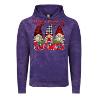 Cloud Purple merry christmas gnomies Vintage Hoodie - Zillion Design Studio