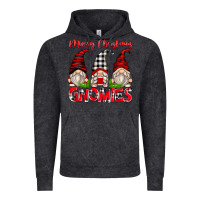 Vintage Black merry christmas gnomies Vintage Hoodie - Zillion Design Studio