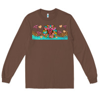Chestnut nurse sunflower libbey glass Long Sleeve Tee - HRA Design Shop