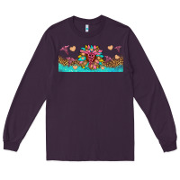 Plum nurse sunflower libbey glass Long Sleeve Tee - HRA Design Shop
