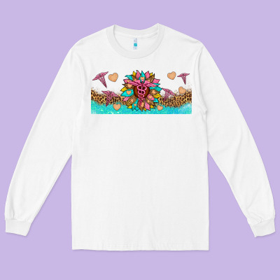 Nurse Sunflower Libbey Glass Long Sleeve Tee Designed By Hra Design Shop
