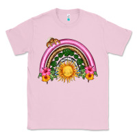Bubblegum Pink summer sun rainbow Classic Tee - HRA Design Shop