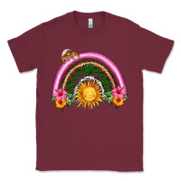 Burgundy summer sun rainbow Classic Tee - HRA Design Shop