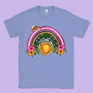 Summer Sun Rainbow Classic Tee Designed By Hra Design Shop