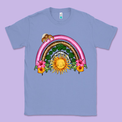 Summer Sun Rainbow Classic Tee Designed By Hra Design Shop